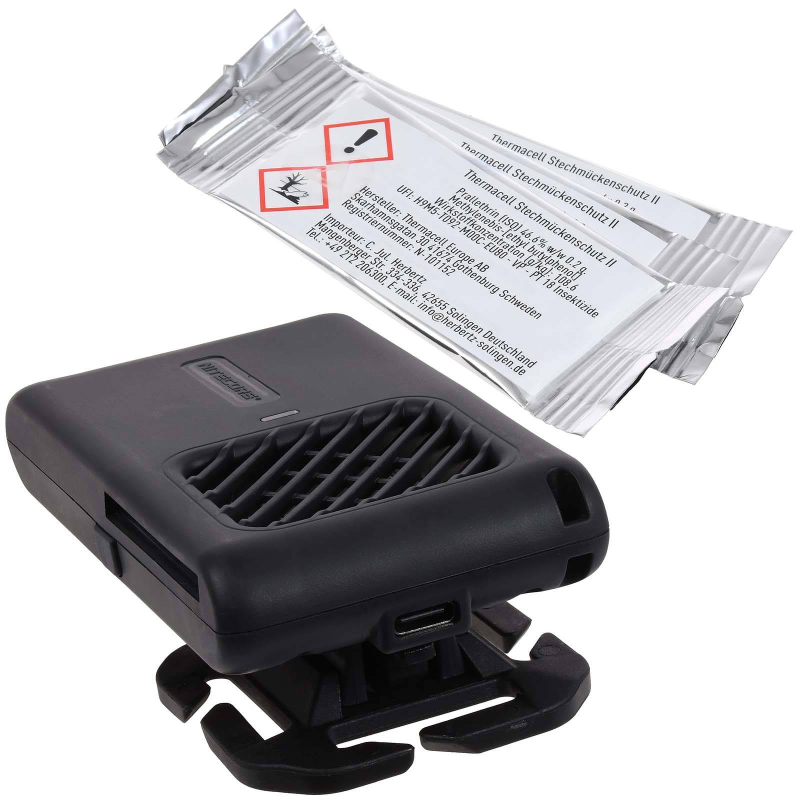 Nitecore EMR06 Mückenabwehr schwarz inkl. Akku 1800mAh