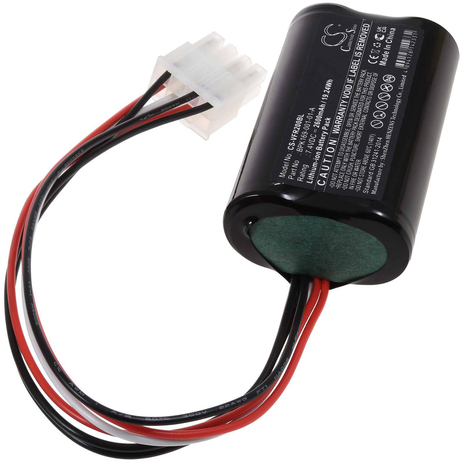 Akku für Zahlterminal Verifone PCA169-404-01-A (6 Pin-Stecker), 7,4V, Li-Ion