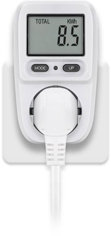 Digitales Energiekostenmessgerät Basic, zur Messung des Stromverbrauchs und Stromkosten von elektrischen Haushaltsgeräte