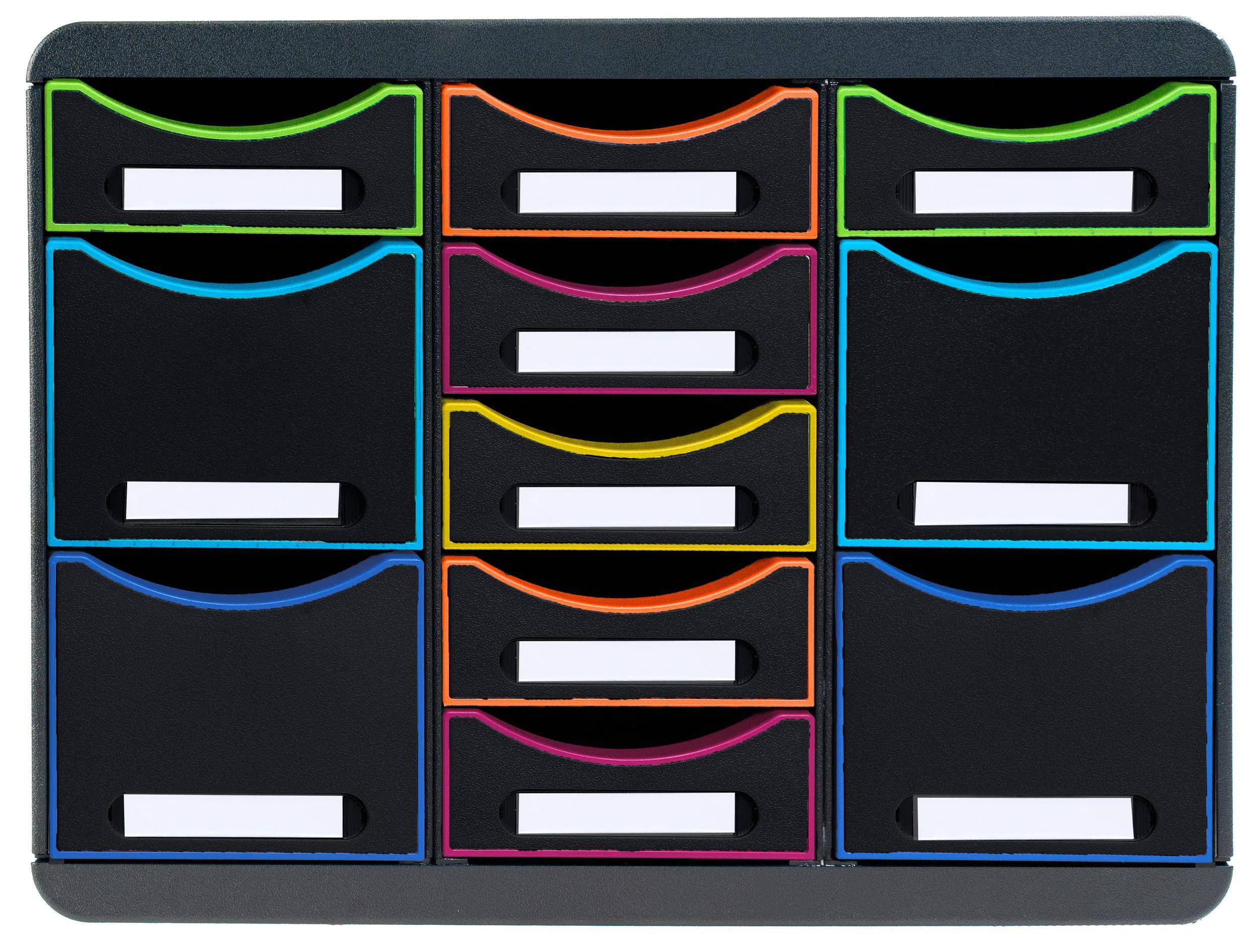 Schubladenbox STORE-BOX MULTI 11Schübe harlekin/sw