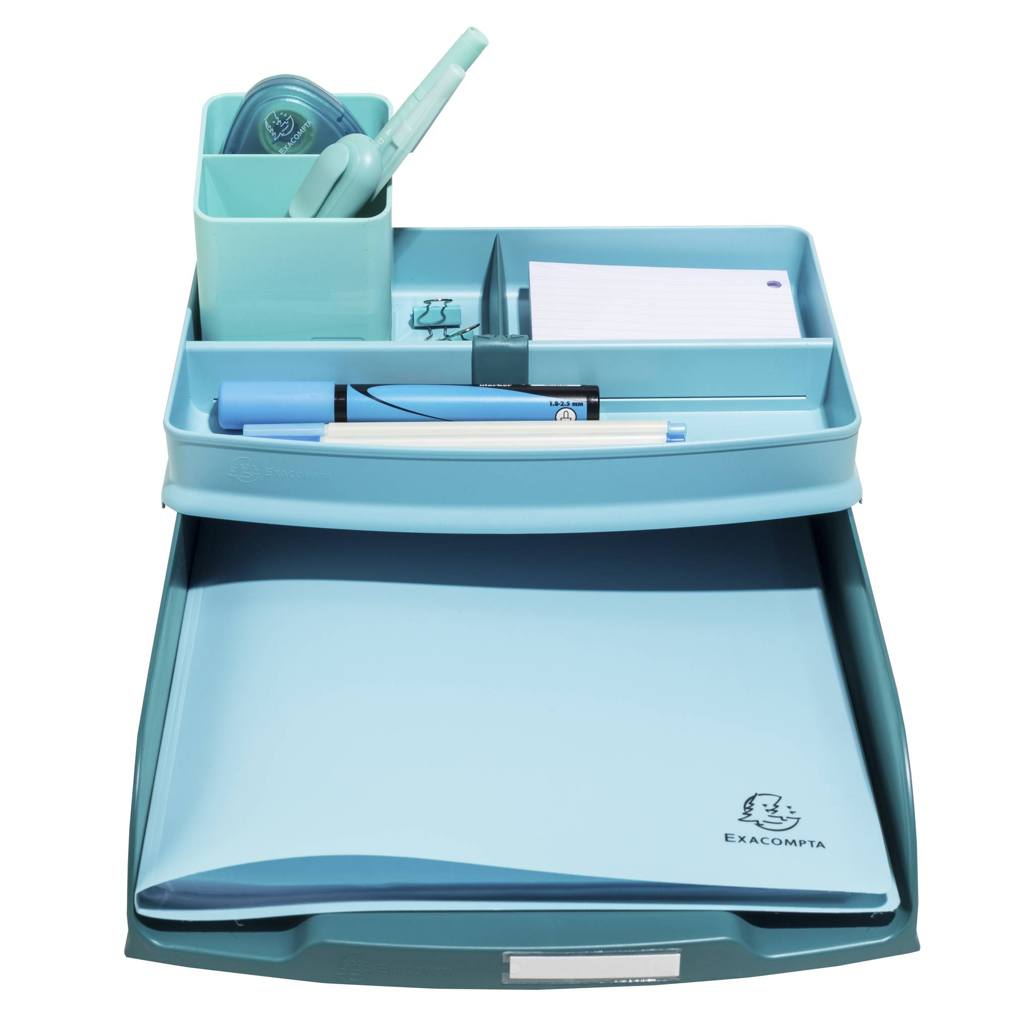 Exacompta 6x Briefablage Combo Styli, Skandi - Bleu Pacifique - 11134D