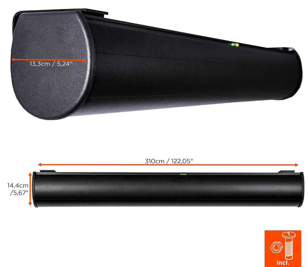 celexon Motor Chroma Key Green Screen 300 x 225 cm