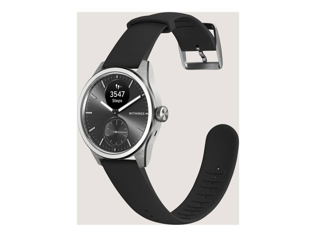 Withings ScanWatch 2 Smartwatch 42mm Schwarz EKG SpO2