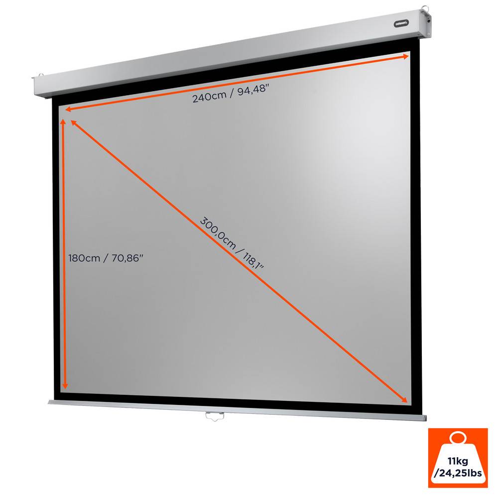 Celexon Rollo Professional Plus 1090784 Rolloleinwand 240 x 180 cm Bildformat: 4:3
