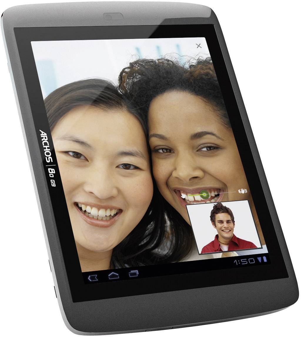 Archos 8 GB Schwarz Android-Tablet 20.3 cm (8 Zoll) 1 GHz Android™ 4.0 1024 x 600 Pixel