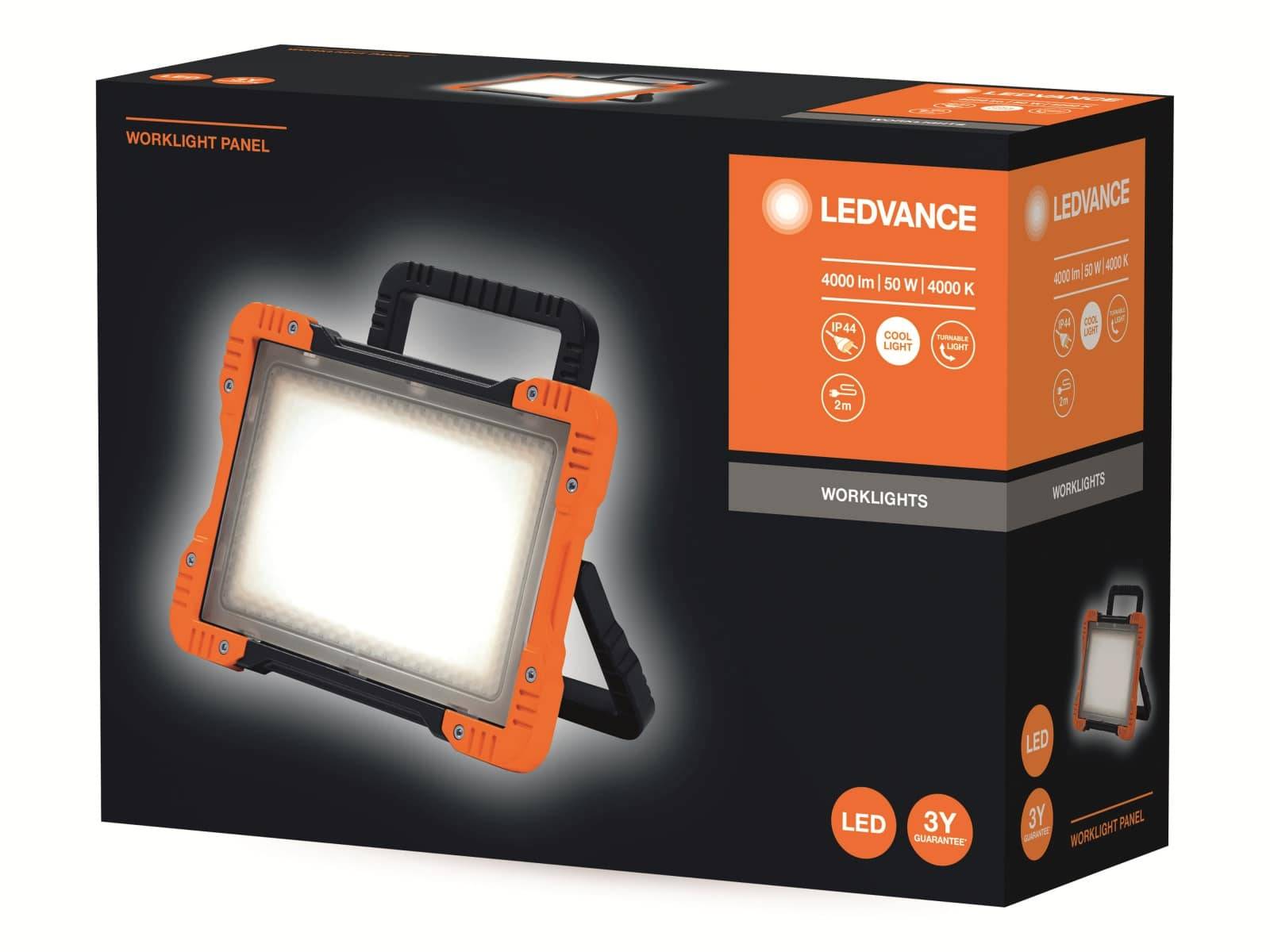 LEDVANCE WORKLIGHT LED PANEL LED-Baustrahler 50 W 4500 lm Kaltweiß 4058075576599