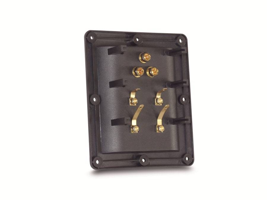 Dynavox - Bi-Amping-Anschlussterminal mit Steckbrücke