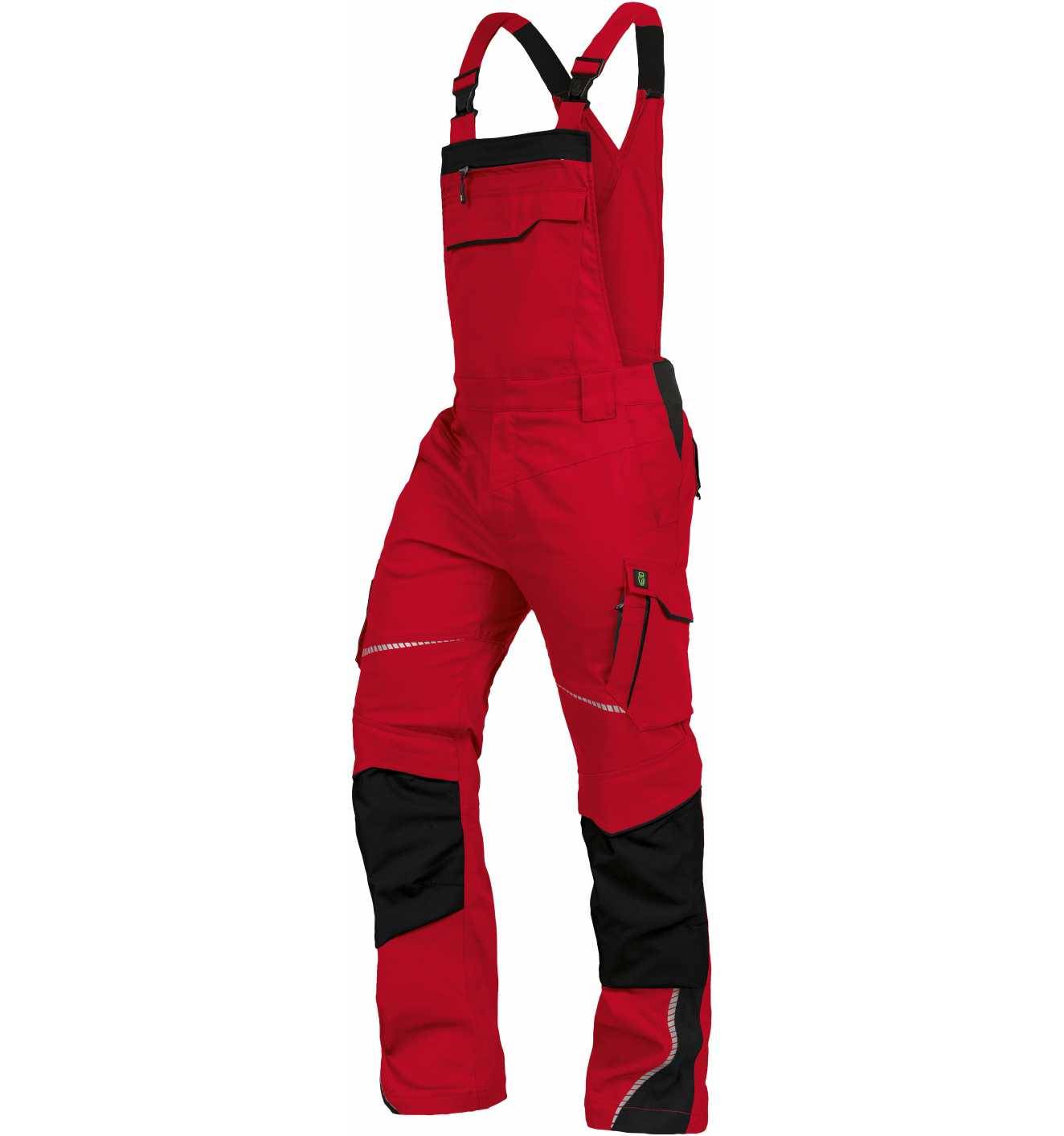 Leibwächter Latzhose Flex-Line FLEXL Gr. 26 rot/schwarz