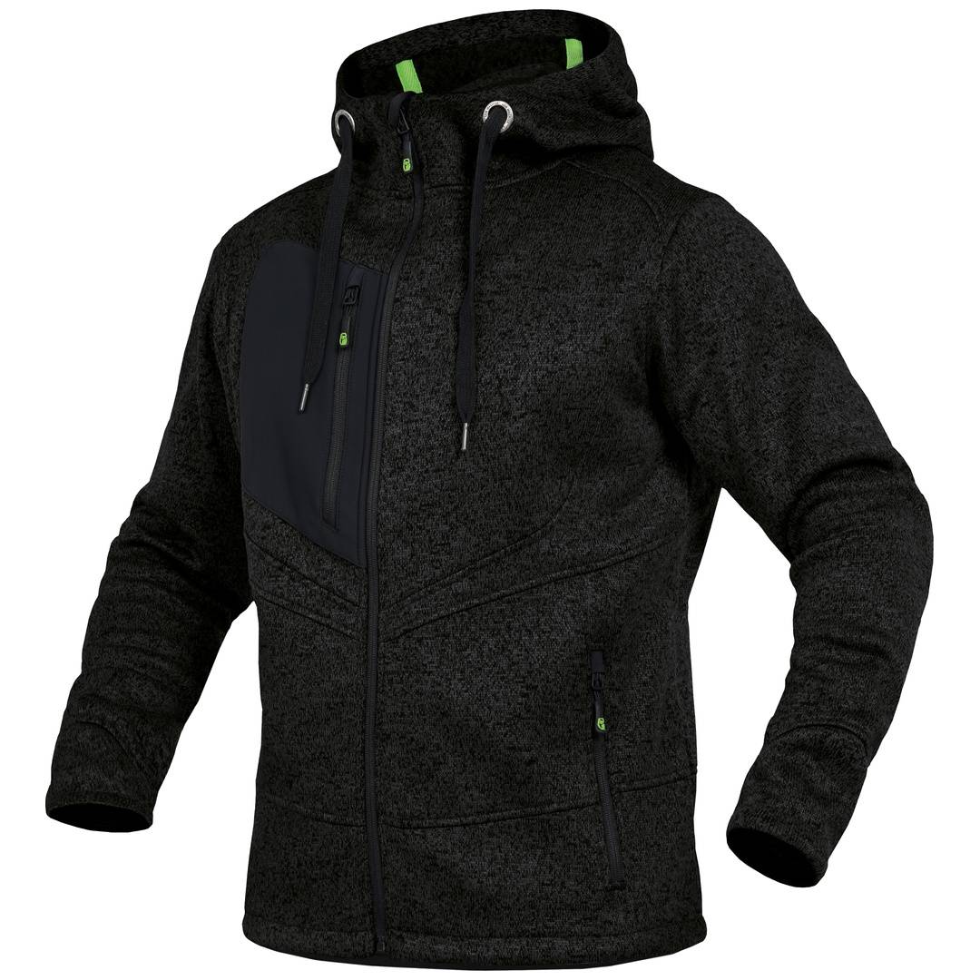 Leibwächter CASTJ Casual Line, Strickjacke schwarz, Gr. XL CASTJ05XL