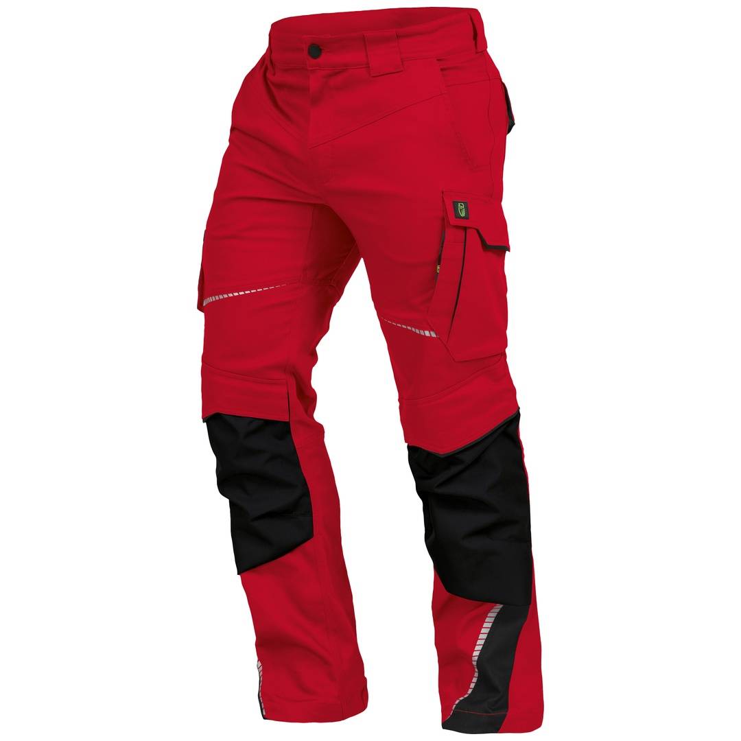 Leibwächter Bundhose Herren Flex-Line FLEXH22 Gr. 28 rot/schwarz