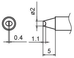 COMPOSIT Lötspitze Format 2D