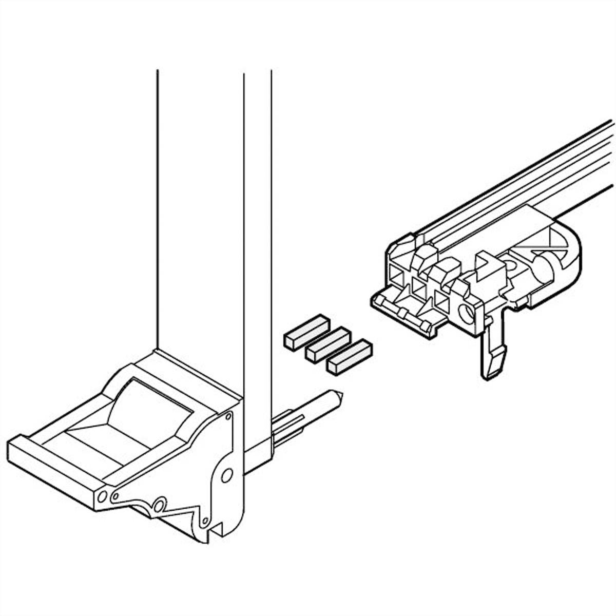 SCHROFF Codierkeile - CODIERKEILE RAL7035 100STK 19 Schränke &amp, Ausbauteile Sonstiges /