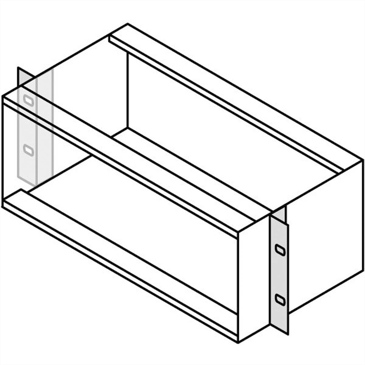 SCHROFF 19"BRACKET 4U UNIV.2PCS - Rack-Zubehör (24560299) - SCHROFF 19"-Winkel
