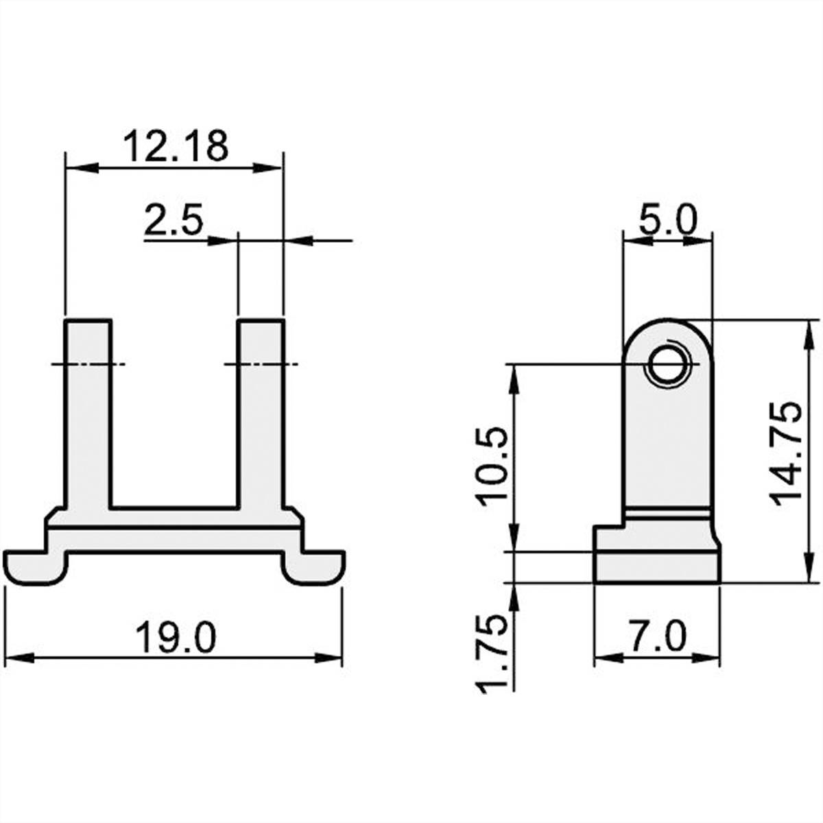 SCHROFF LIKOSHR LP S M2.5X6 T 100STKRack-Zubehör