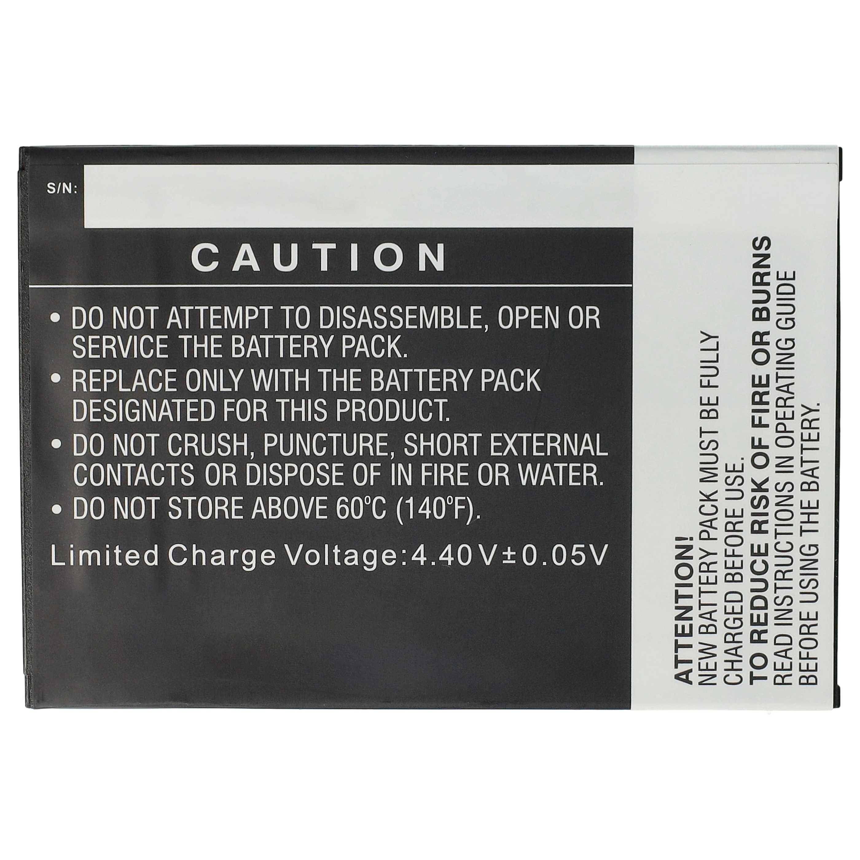 vhbw Akku Ersatz für Samsung GH43-05039A, EB-BT575BBE für Tablet Pad (4900 mAh, 3,85 V, Li-Polymer)