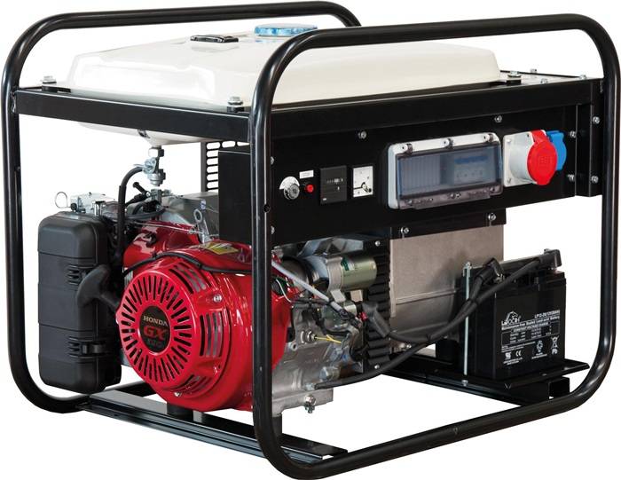 Stromerzeuger SEBS 7500WDE/25-AVR Motorleistung 8,2kW m.HONDA-Motor GX390 Benzin