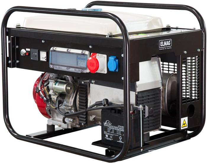Stromerzeuger SEBS 7500WDE/25-AVR Motorleistung 8,2kW m.HONDA-Motor GX390 Benzin