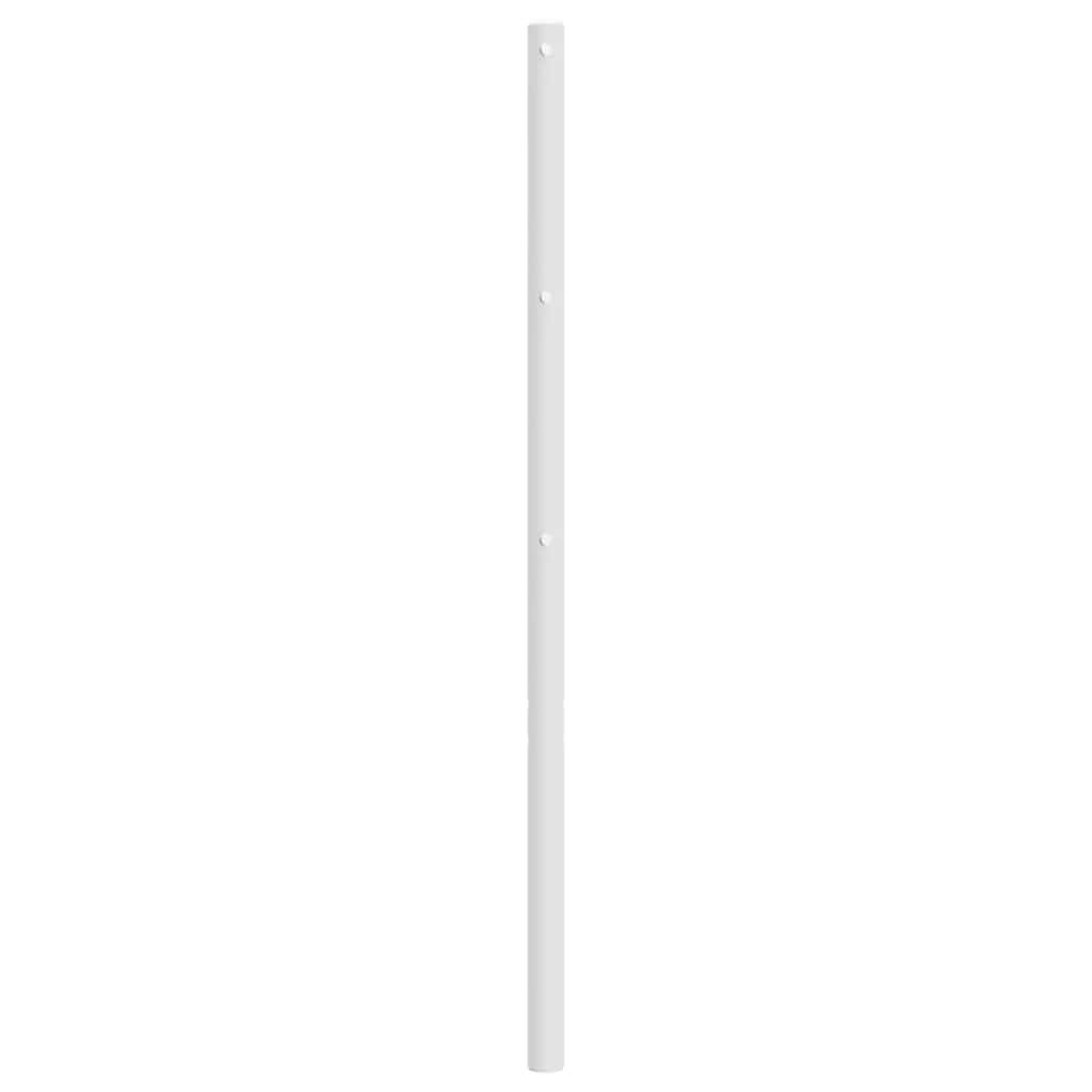 vidaXL Kopfteil Metall Weiß 180 cm