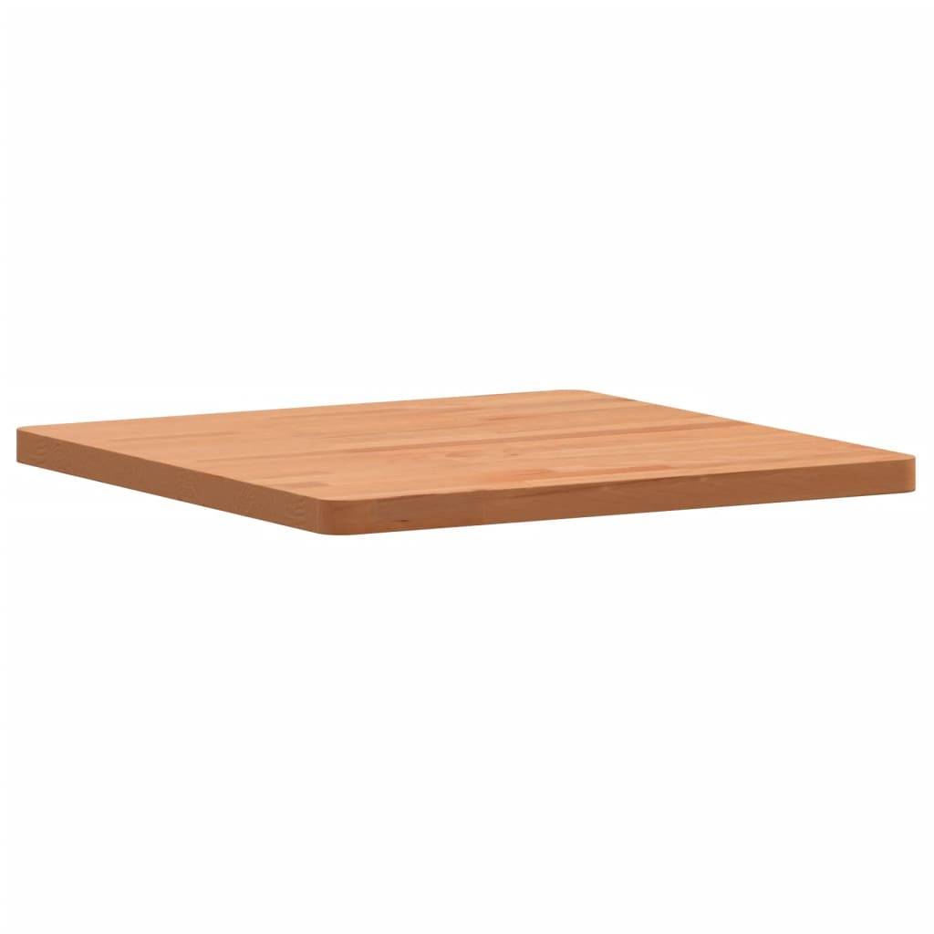 vidaXL Tischplatte 50x50x2,5 cm Quadratisch Massivholz Buche