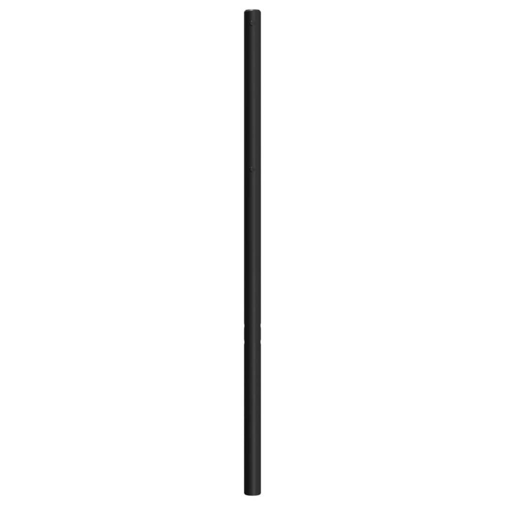 vidaXL Kopfteil Metall Schwarz 75 cm