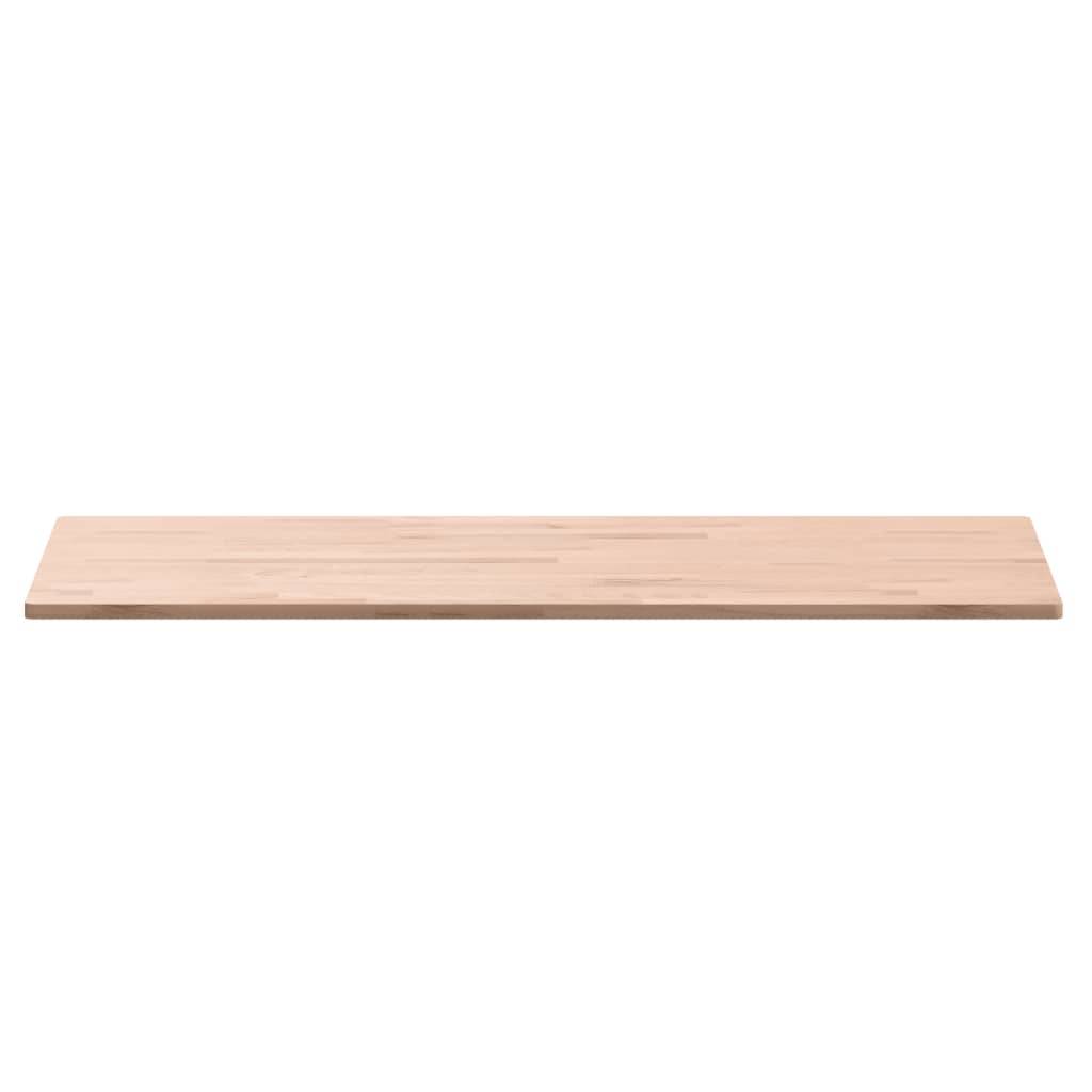 vidaXL Tischplatte 100x50x1,5 cm Rechteckig Massivholz Buche