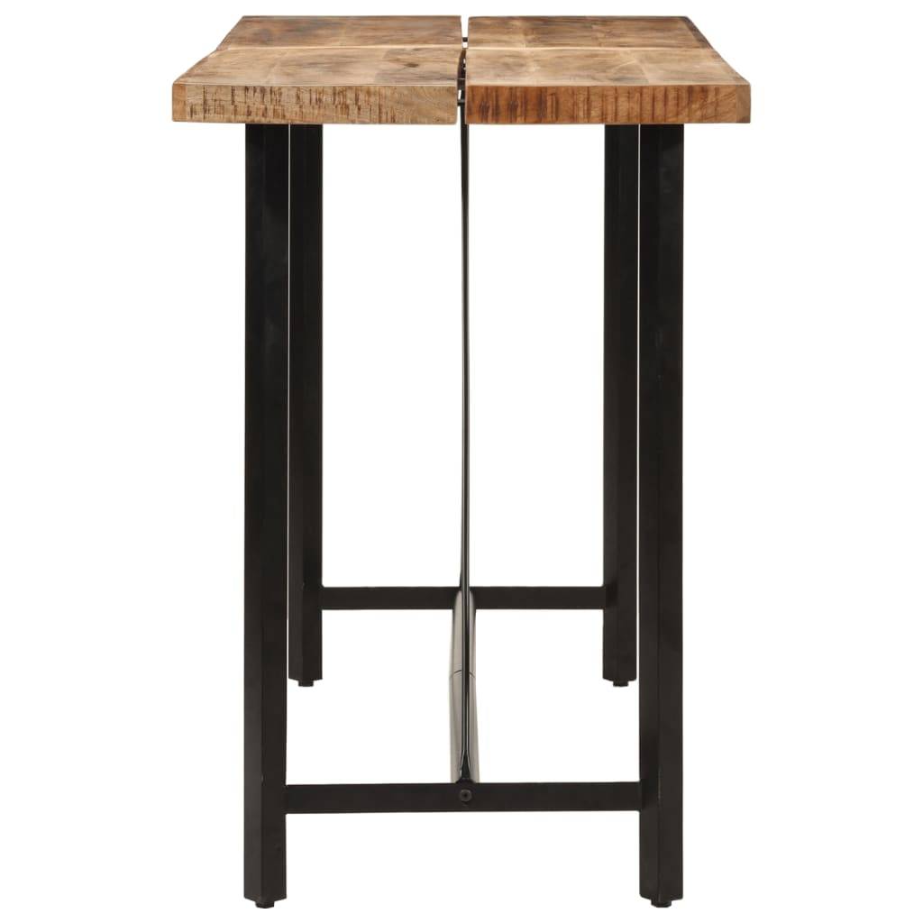 vidaXL Bartisch 150x70x107 cm Massivholz Mango und Eisen