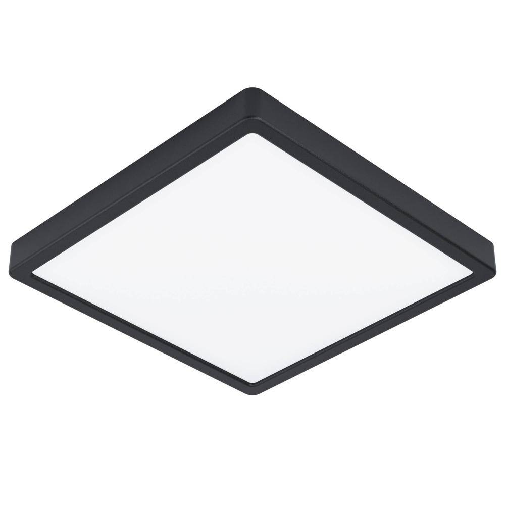 LED Deckenleuchte Fueva 5 in Schwarz 20,5W 2400lm 3000K 285x285mmIP44
