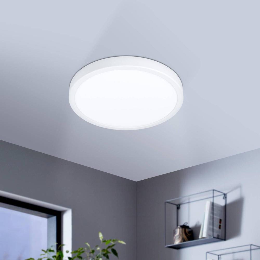 LED Deckenleuchte Fueva 5 in Weiß 20,5W 2400lm 3000K 285mmIP44