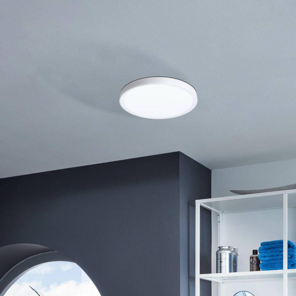 LED Deckenleuchte Fueva 5 in Weiß 20,5W 2400lm 3000K 285mmIP44