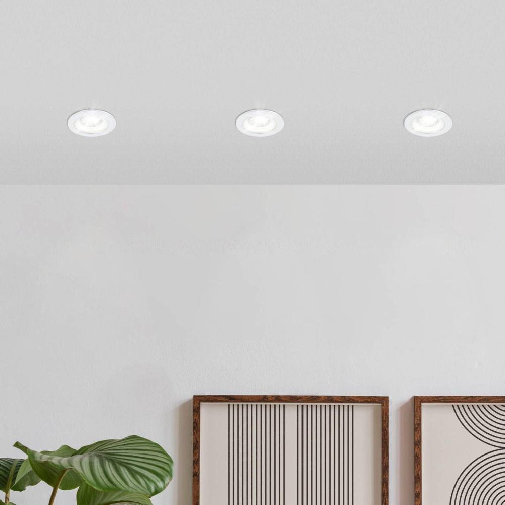 LED Einbauspot Salabate in Weiß 6W 380lm 2700K rund