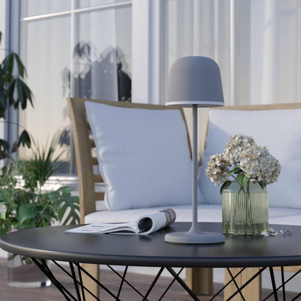 EGLO LED-Akku-Tischleuchte 900458 grau, 2,2 W, 200 lm, 3000 K, IP54