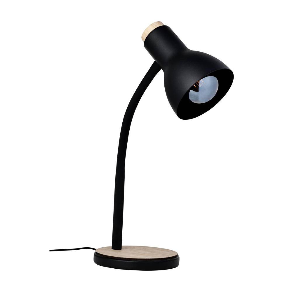 Eglo Leuchten EGLO Veradal, Schwarz, Holz, Kunststoff, Stahl, Holz, IP20, II, E27, 1 Glühbirne(n)