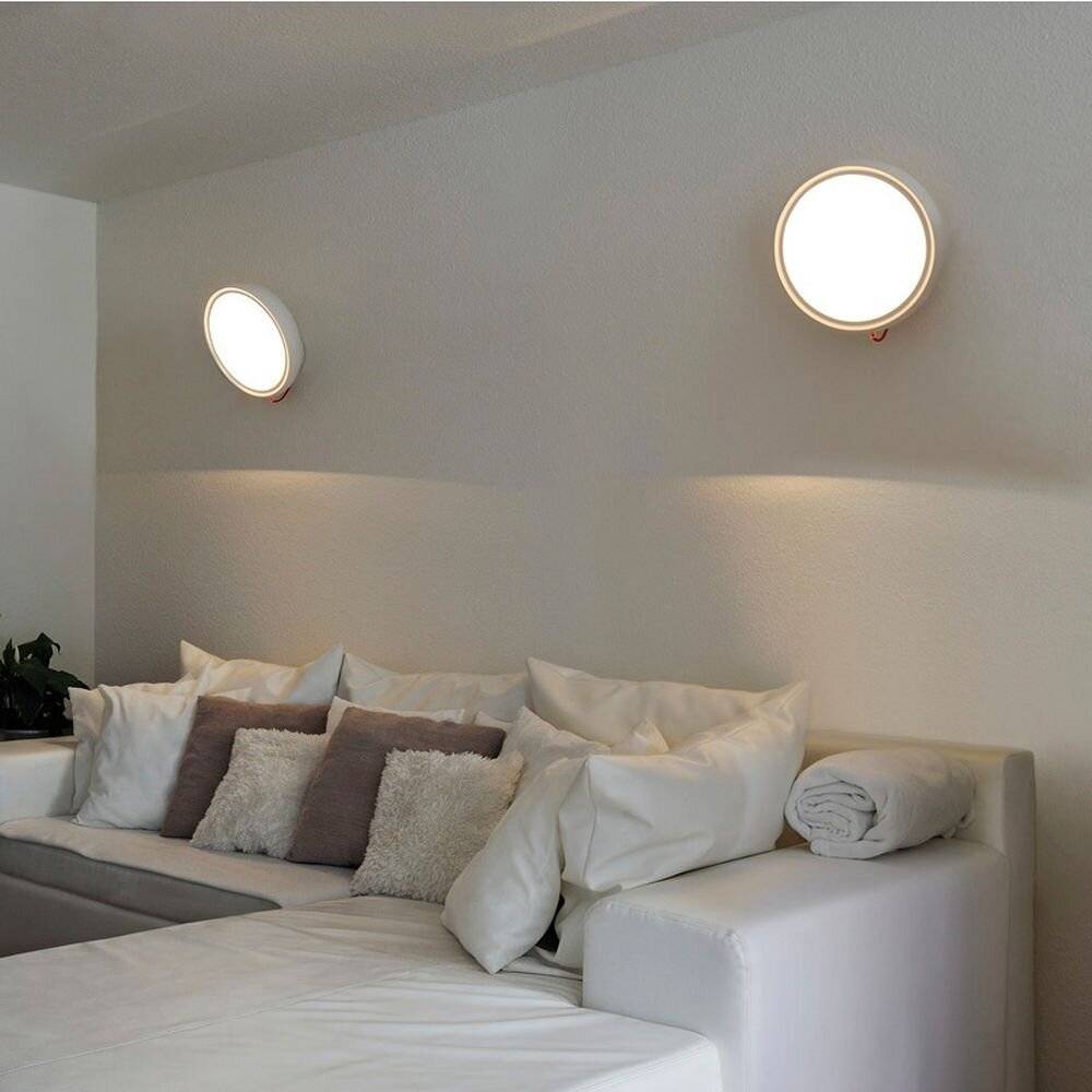 LED Wandleuchte I-Ring, weiß, dimmbar, 3000K, rund [Gebraucht - Wie Neu]