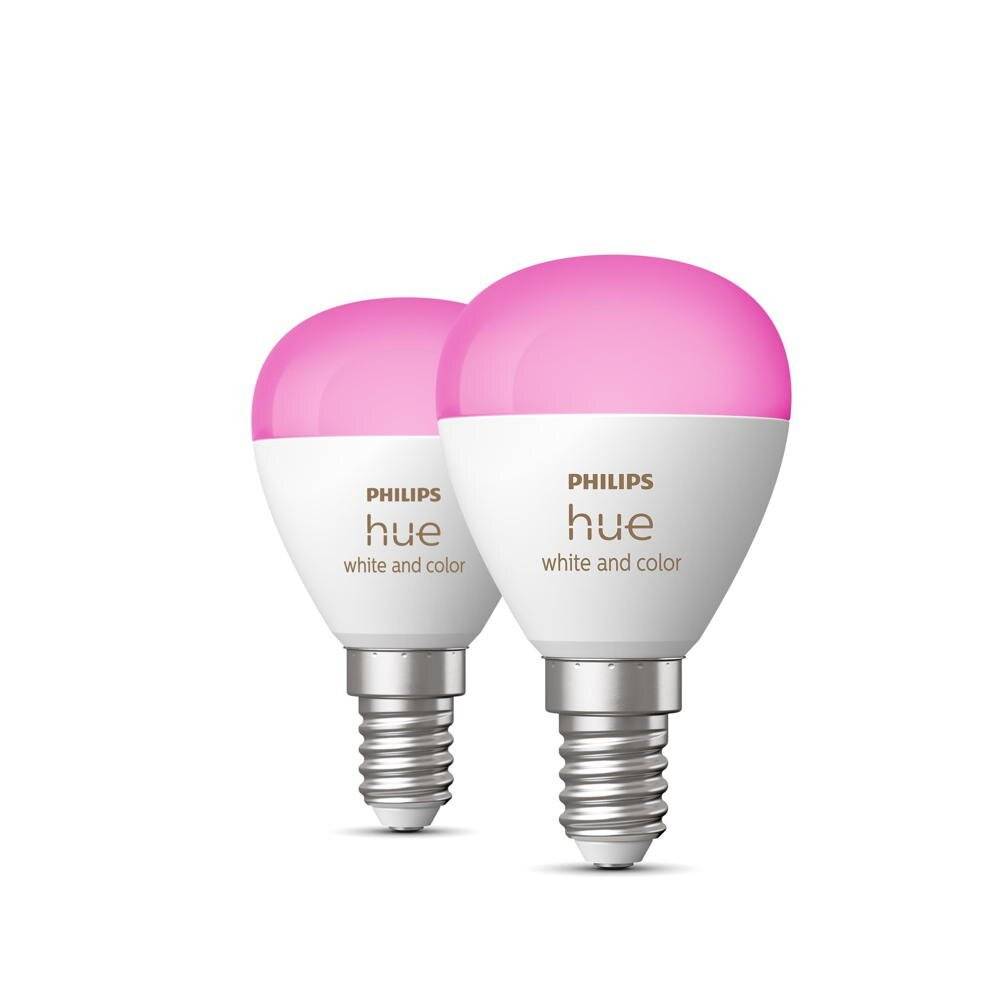 SIGNIFY - Philips Hue White and Color Ambiance - LED-Lampe - Form: P45 - E14 - 5.1 W - Klasse F - warmweißes bis kaltwei