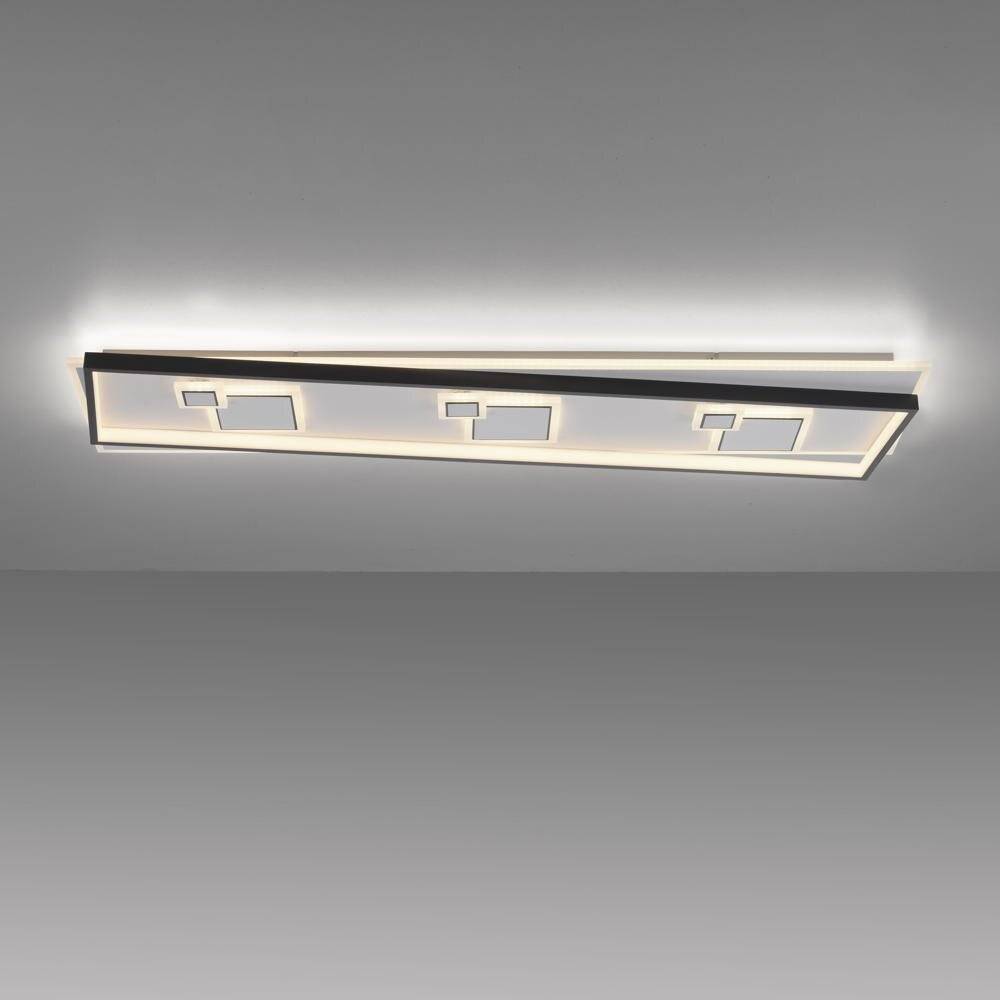 LED Deckenleuchte Mailak in Weiß 2x 24W 6600lm