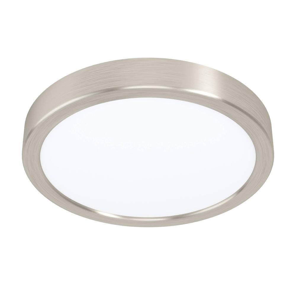 LED Deckenleuchte Fueva 5 in Nickel-matt 17W 2000lm 3000K 210mm