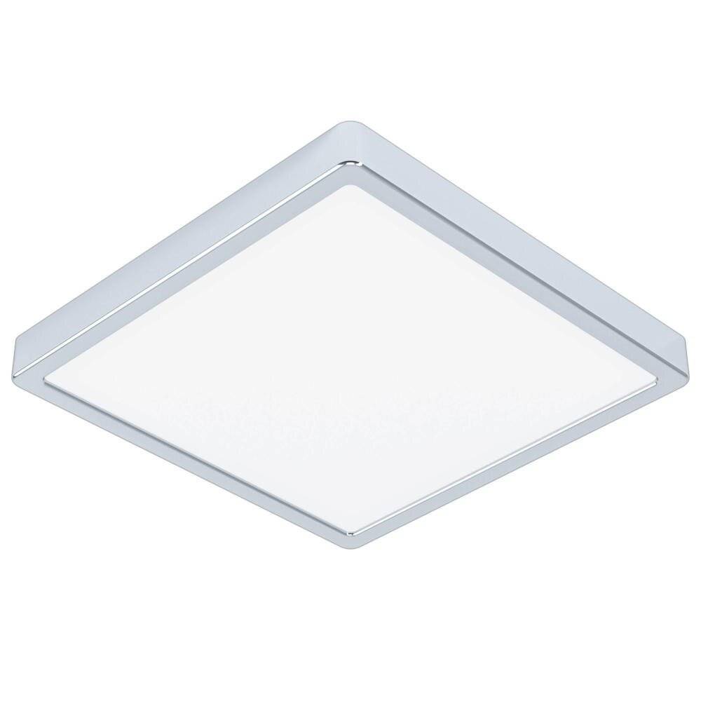 LED Deckenleuchte Fueva 5 in Chrom 20,5W 2400lm 3000K 285x285mmIP44