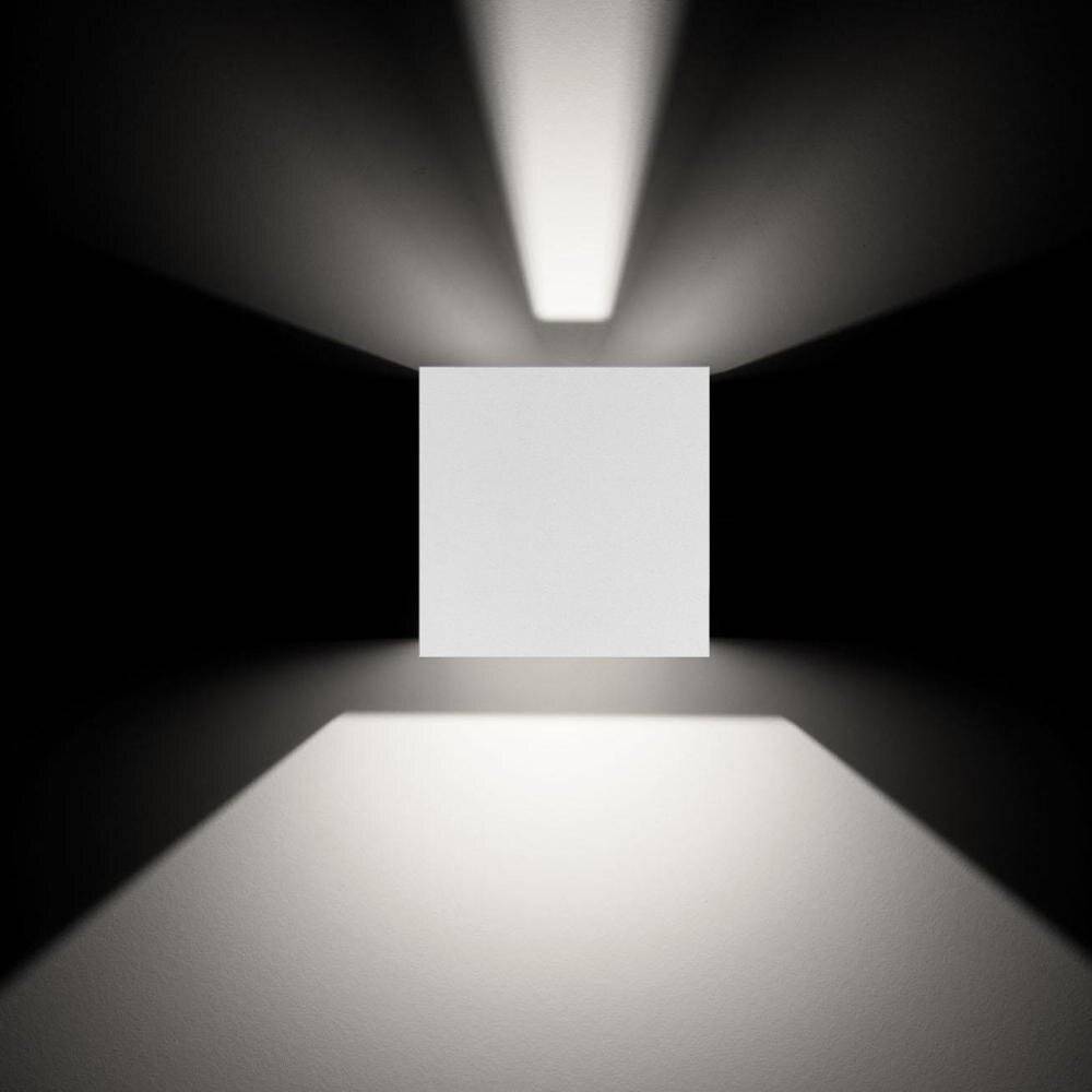 LED Wandleuchte in Weiß 6W 980lm IP54