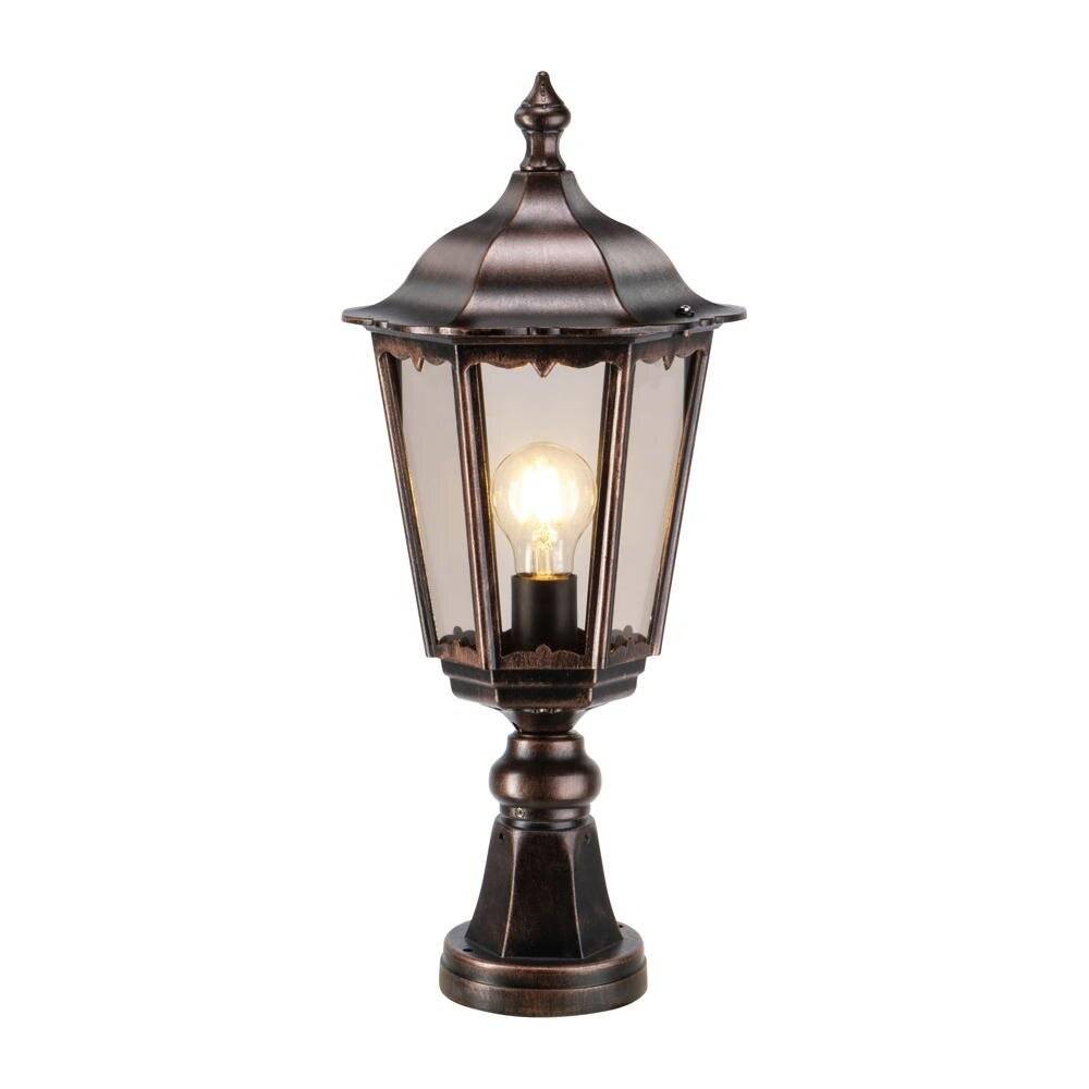 LCD Licht Creativ Design Stehleuchte LB25 Aluguss schwarz-kupfer E27 IP43