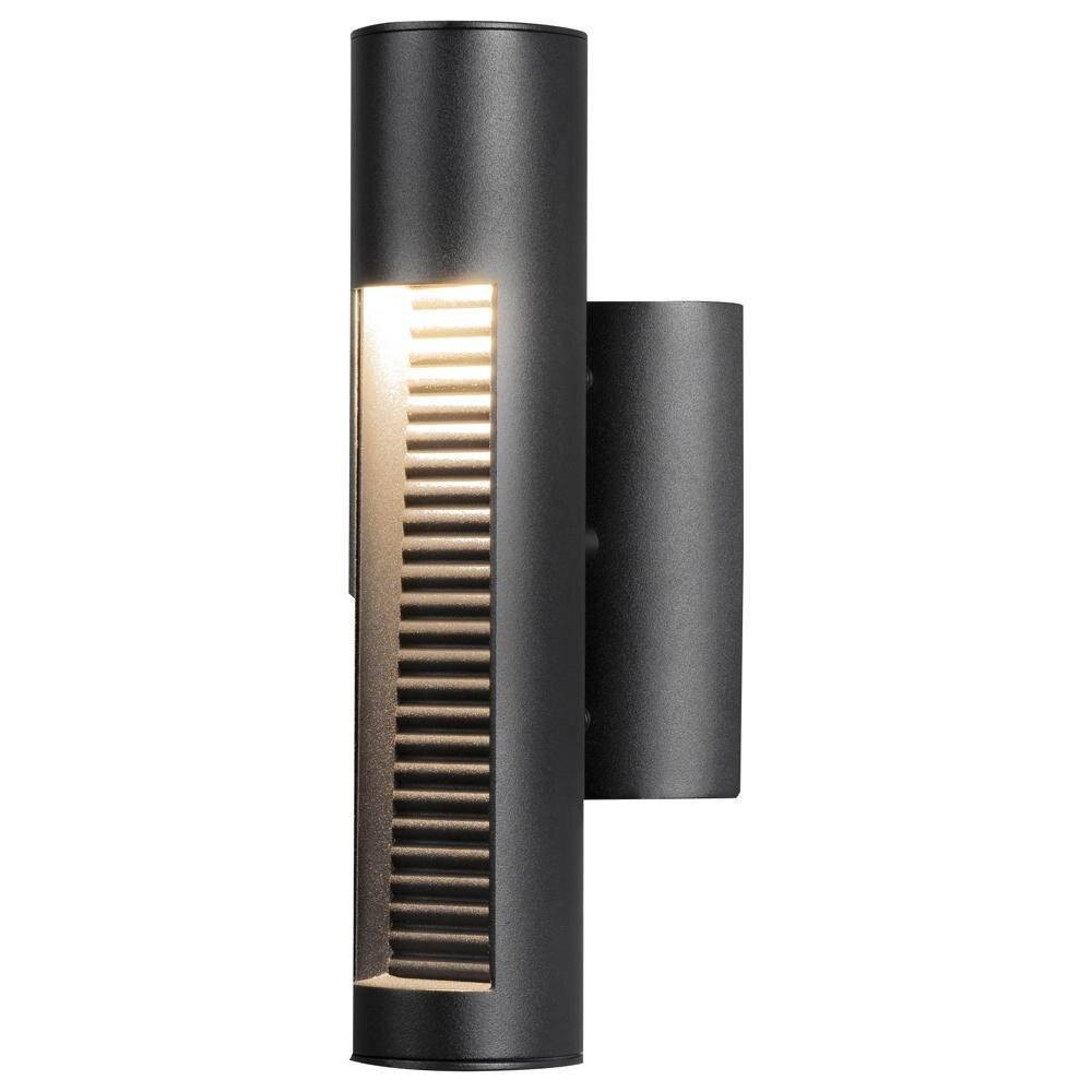 LED Wandleuchte Udine in Schwarz 12W 800lm IP44