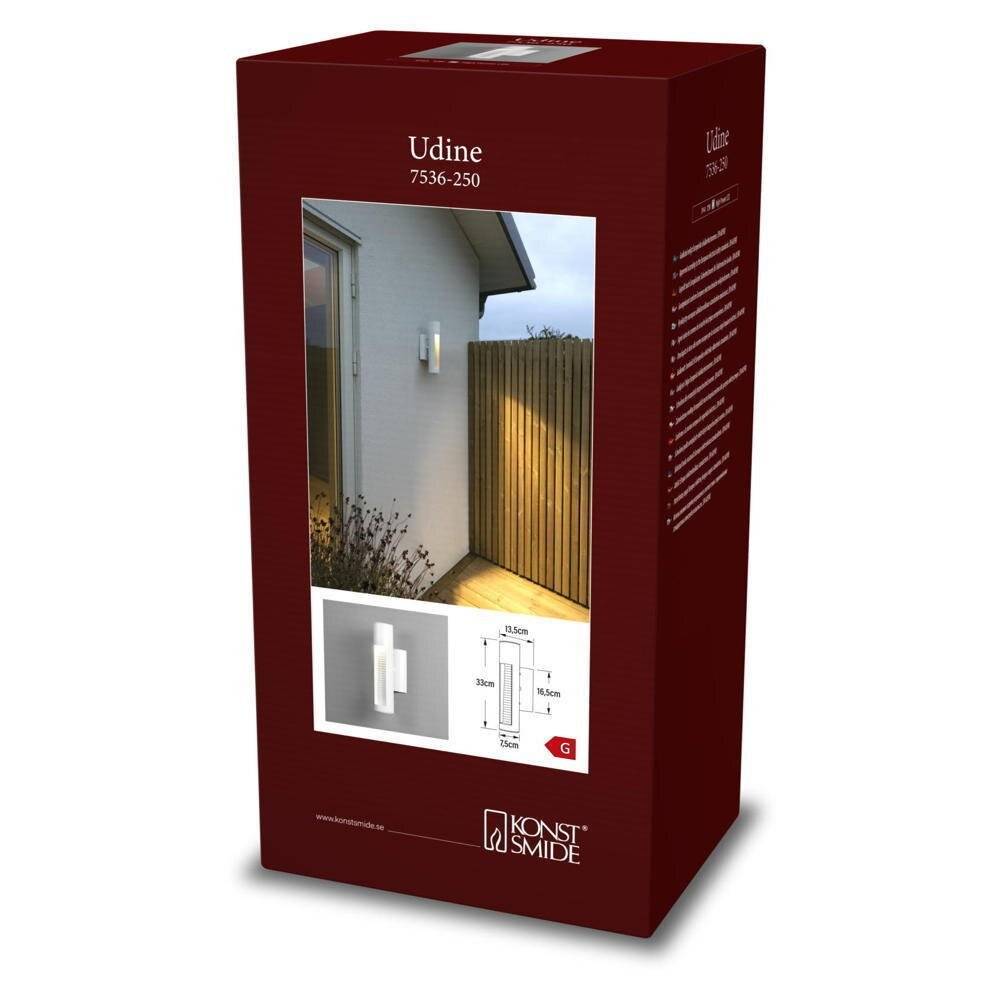 LED Wandleuchte Udine in Weiß 12W 800lm IP44