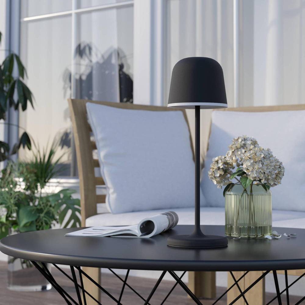 EGLO LED-Akku-Tischleuchte 900457 schwarz 2,2 W, 200 lm, 3000 K, IP54