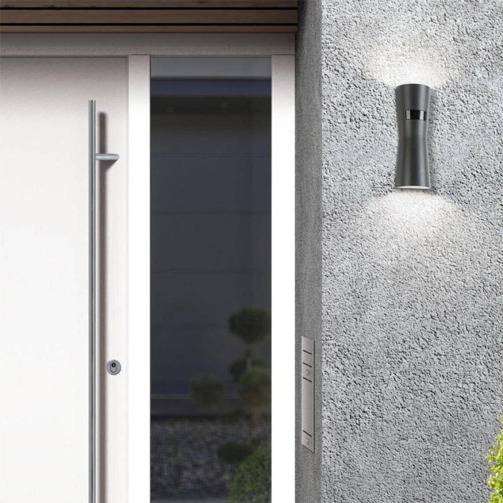 LCD Licht Creativ Design LED-Wandleuchte LB25 Aluguss graphit m. BM