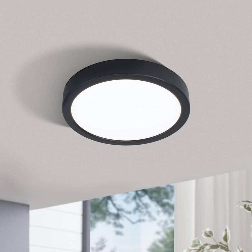 Eglo Leuchten LED-Deckenleuchte Fueva D 210mm schwarz 4000K