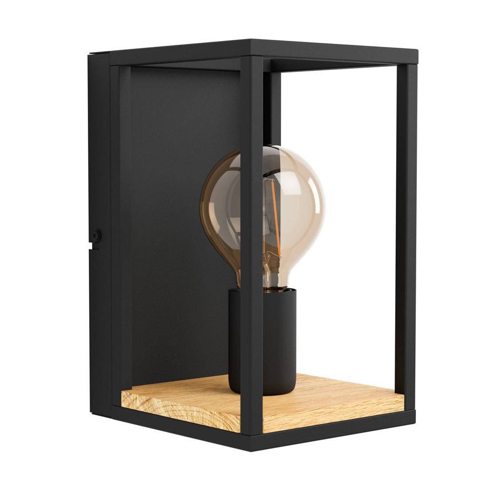 EGLO LEUCHTEN - EGLO Libertad, Zylinder, 1 Glühbirne(n), E27, IP20, Schwarz, Braun