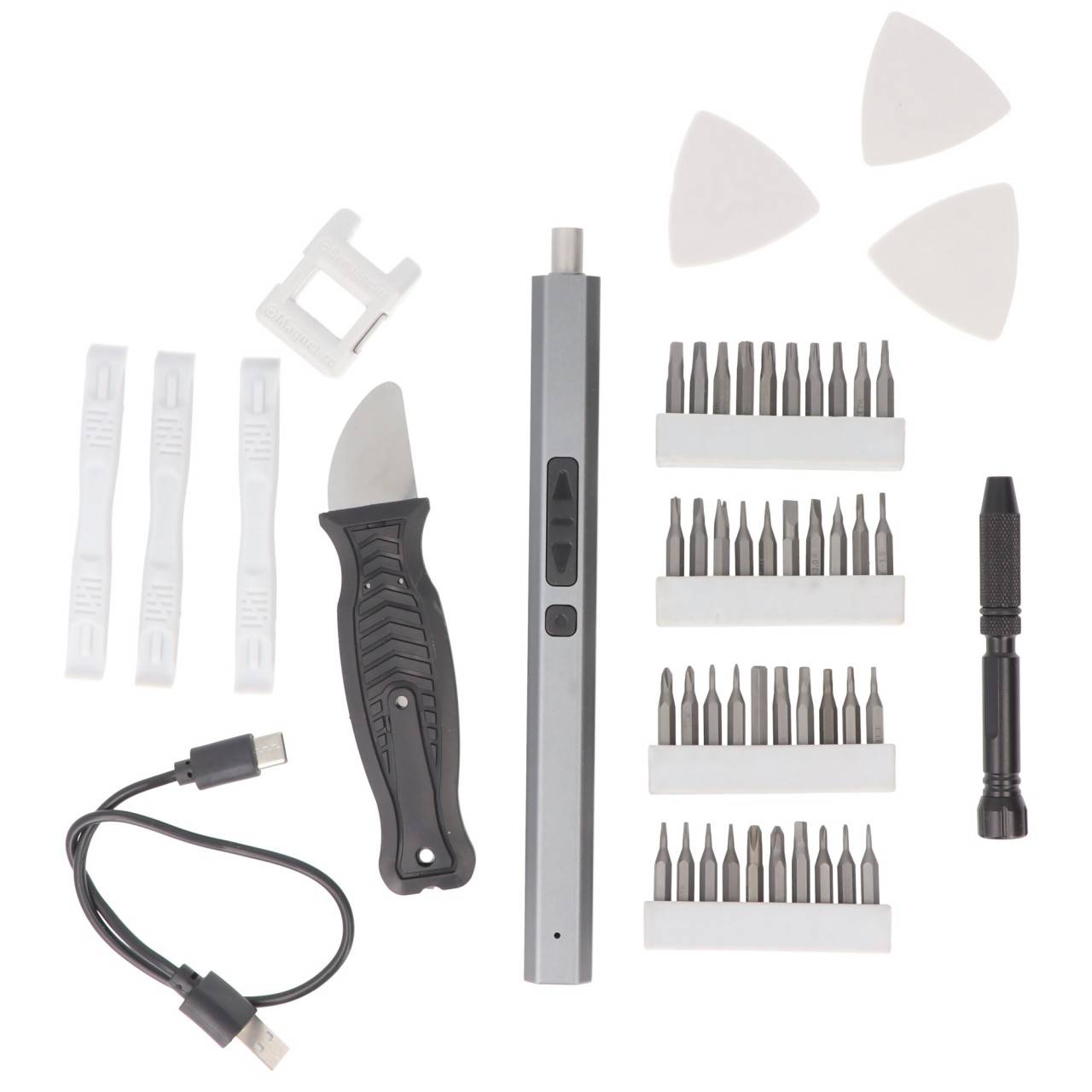 Miniatur Akkuschrauber für kleine Präzisionsschrauben, für Smartphones, Tablets, 49in1 Set