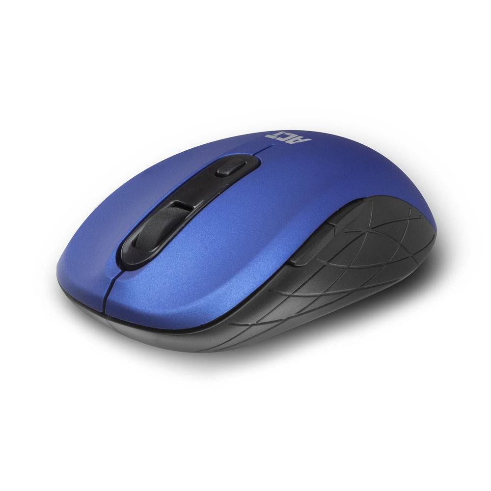ACT AC5140 Wireless Mouse | Einstellbare DPI 1000-1600 | USB-Nano-Empfänger | Blau