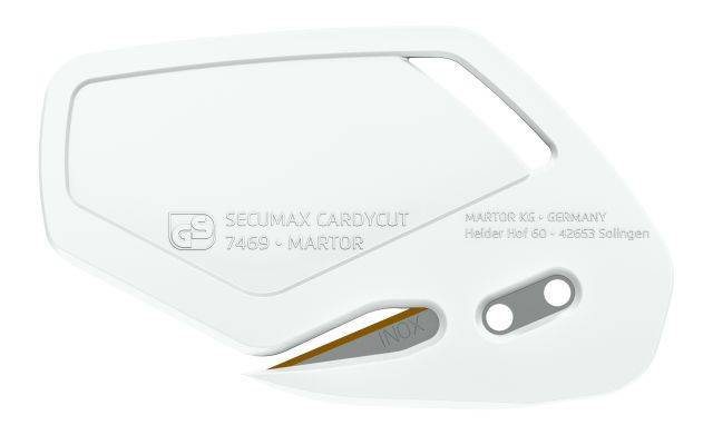 MARTOR Sicherheitsmesser SECUMAX CARDYCUT mit SPITZKLINGE 884 | 10 Stück