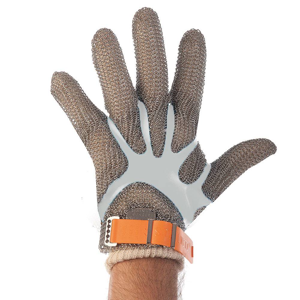 Stechschutzhandschuhe ohne Stulpe, 10/XL, silber