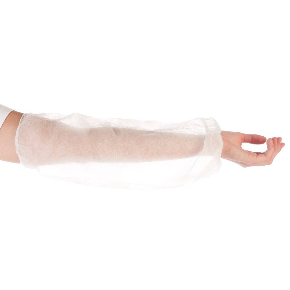 Ärmelschoner Light, PP, weiß, L: 45cm